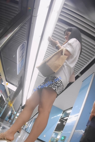 『D·D』-214-黑白豹纹，短裙少妇，黑骚丁